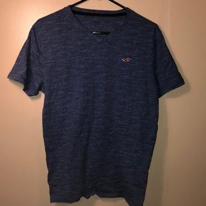 blue hollister shirt